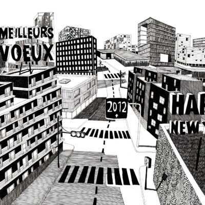 Cartes de voeux pour des agences d&rsquo;architecture