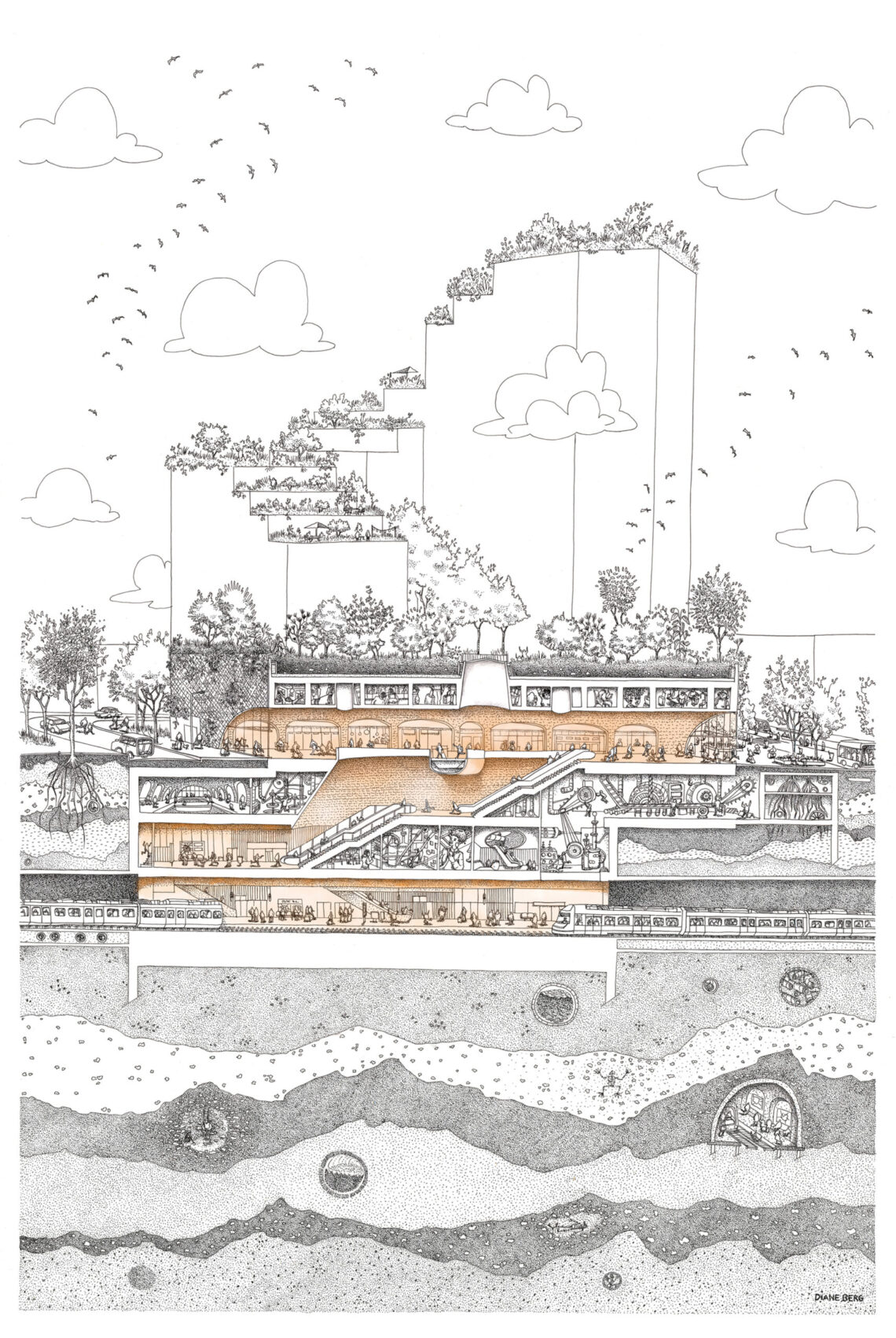 Dessin d&rsquo;architecture
