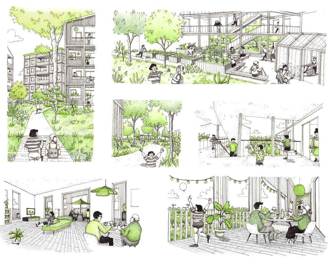 Dessin d&rsquo;architecture